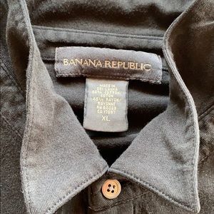 Banana Republic Black Polo XL